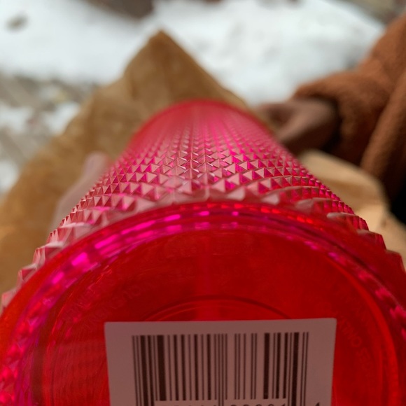 Limited Edition Starbucks Pink Holiday Tumbler - Picture 3 of 3